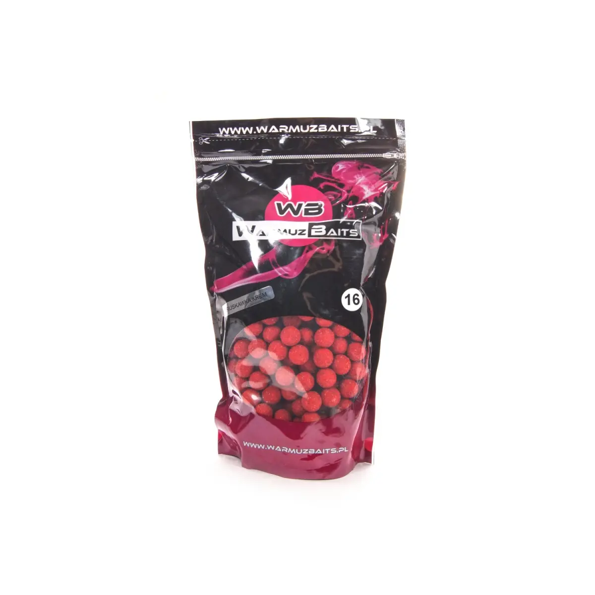 WarmuzBaits - Bile de nadă Căpșuni Cremămărimea 16 mm / 900g - MPN: 66651 - EAN: 5905279196834