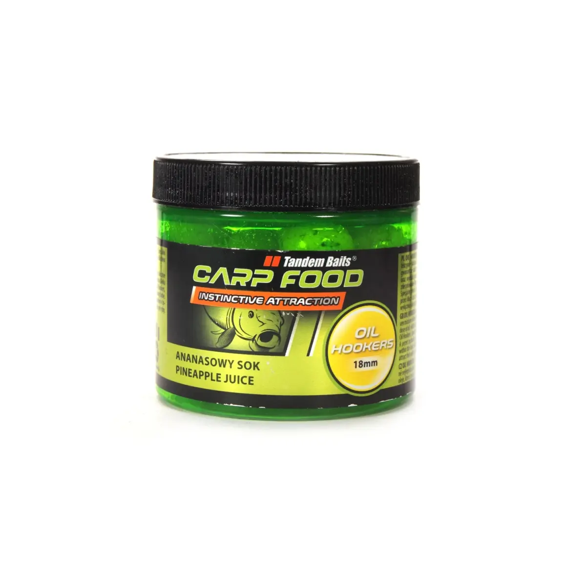 TandemBaits Carp Food Oil Hookers - Suc de Ananasmărimea 18 mm / 120g - MPN: 17540 - EAN: 5907666676479