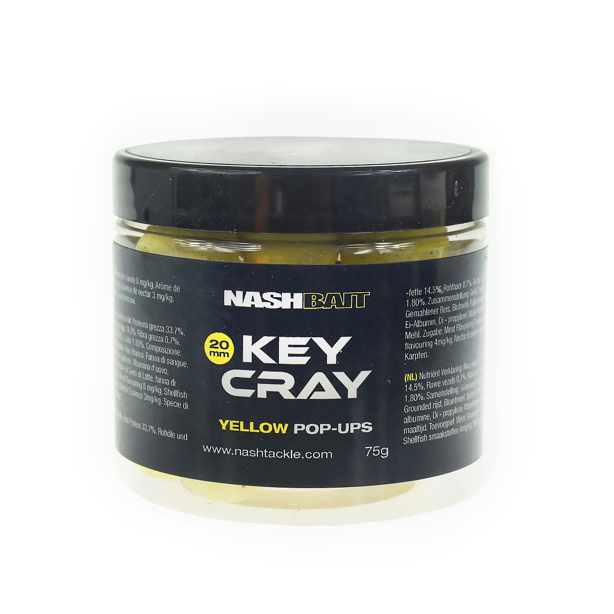 Nash Key Cray Pop Up Yellowrozmiar 20 mm / 75g - MPN: B9942 - EAN: 5055108899426