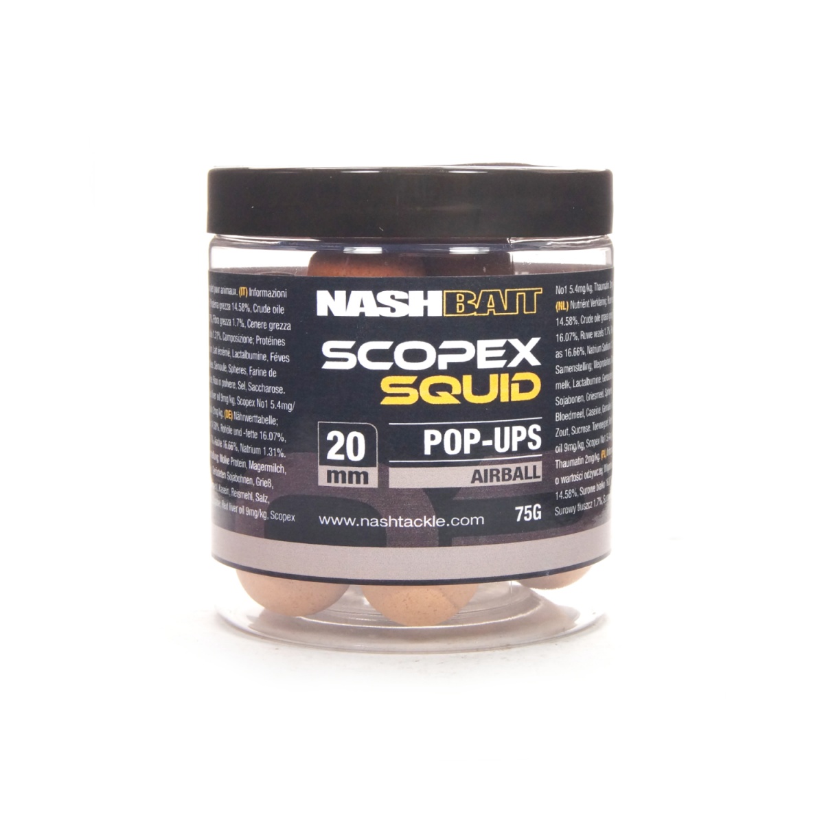 NEW Nash Scopex Squid Pop Upsrozmiar 20 mm / 75g - MPN: B6827 - EAN: 5055108868279