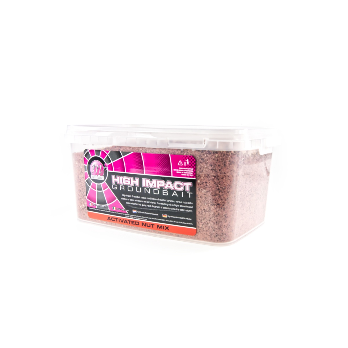 Mainline Pro Active GroundBait Mix - Nut - M08002 - Zanęta sypka Orzechowa  > Pellet, Pasty, Zanęty > Zanęty - ROCKWORLD Sklep Karpiowy