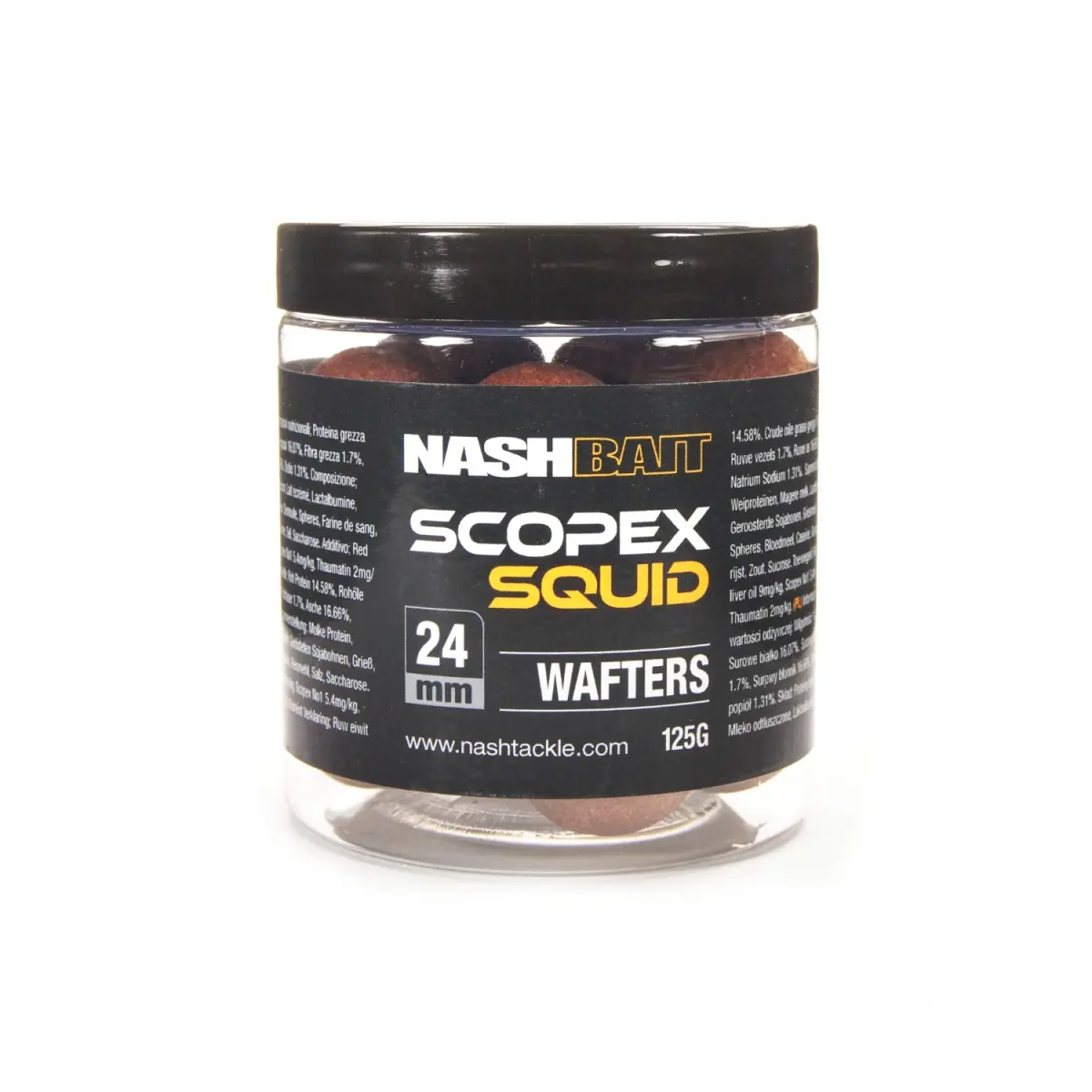 NEW Nash Scopex Squid Waftersmărimea 24 mm / 125g - MPN: B6848 - EAN: 5055108868484