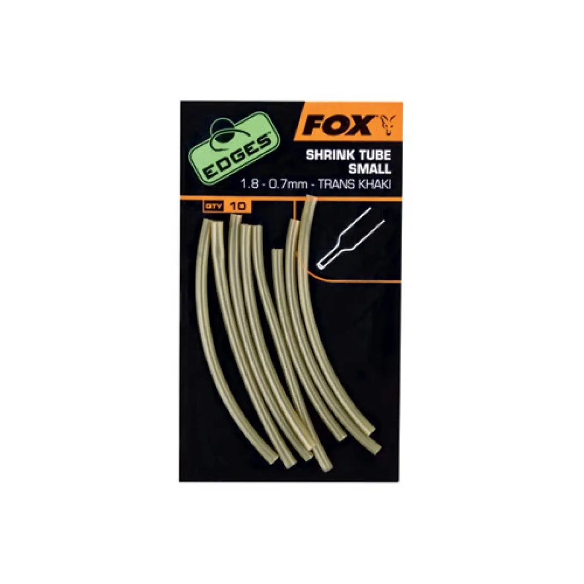 Fox Shrink Tube Trans Khaki 1,8 mmGröße 1,8 mm - MPN: CAC475 - EAN: 5055350240960