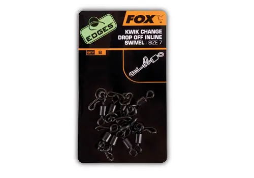 Fox Edges Kwick Change Drop Off Inline Swivelsembalaje 8 piezas - MPN: CAC494 - EAN: 5055350241158