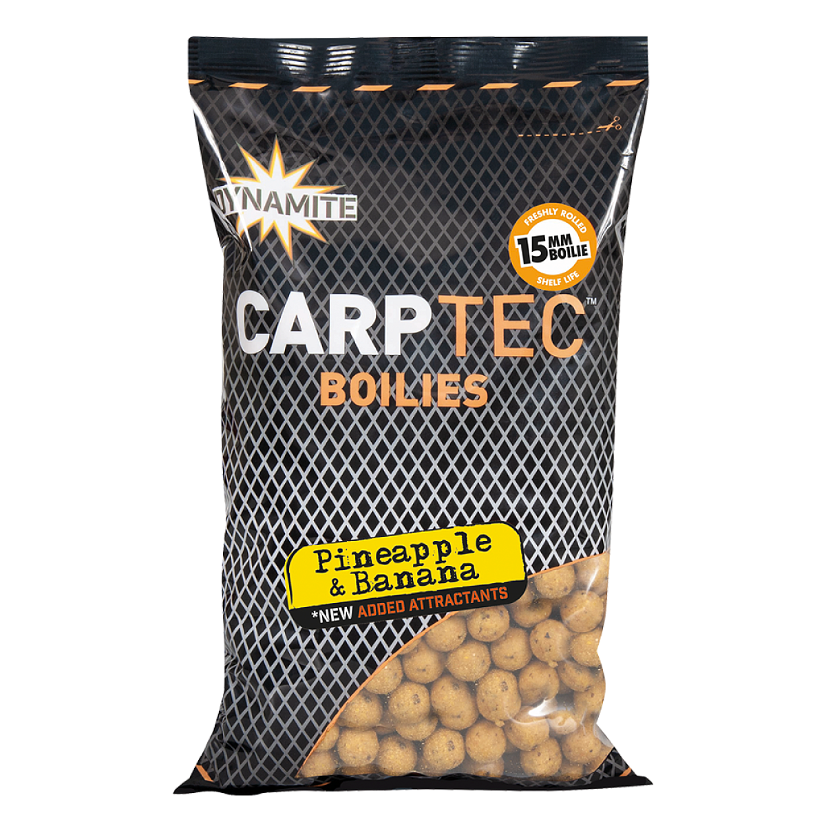 DynamiteBaits Carp Tec Boilies - Pineapple & Bananarozmiar 15mm / 1kg - MPN: DY1163 - EAN: 5031745216529