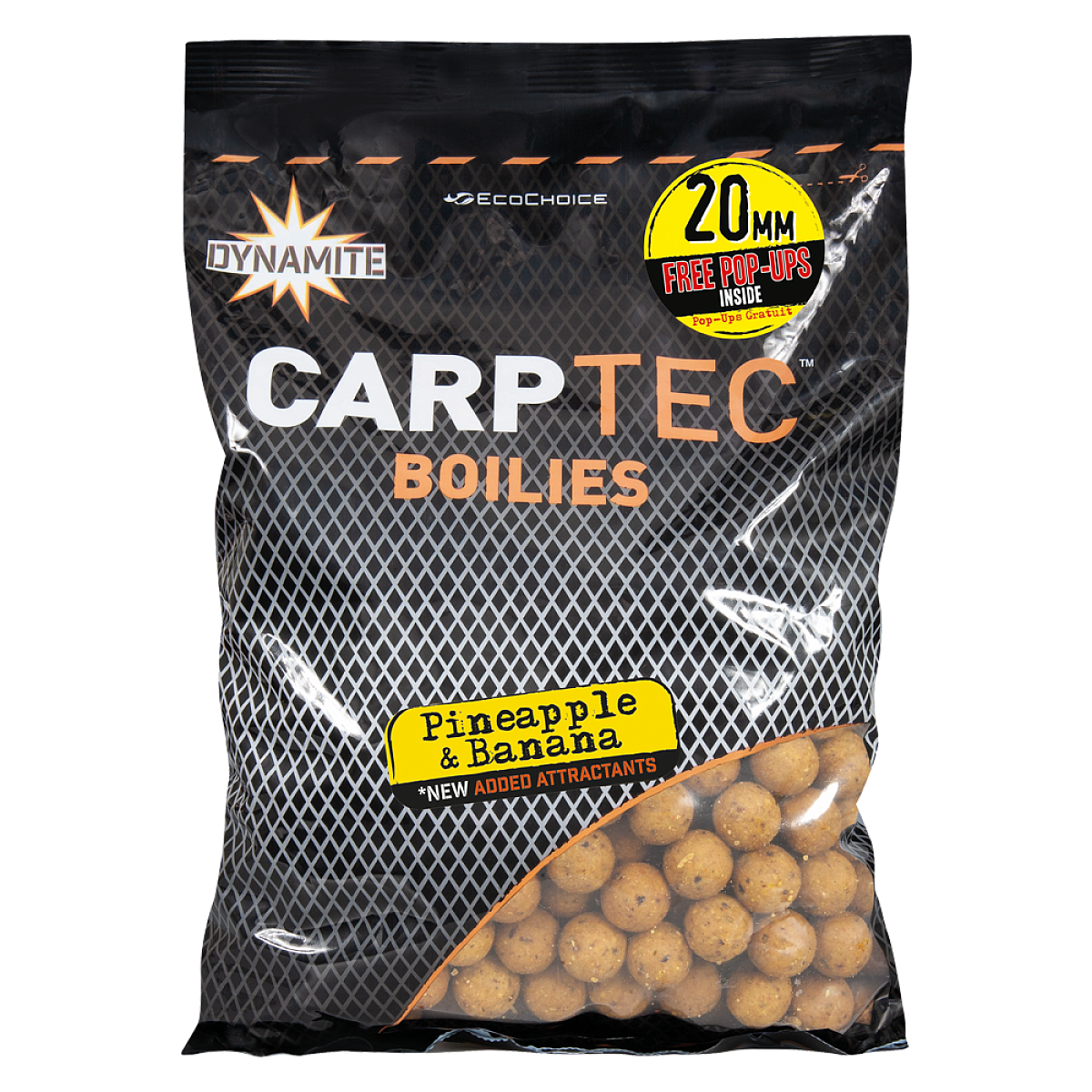 DynamiteBaits Carp Tec Boilies - Pineapple & Bananarozmiar 20mm / 1.8kg - MPN: DY1775 - EAN: 5031745227303