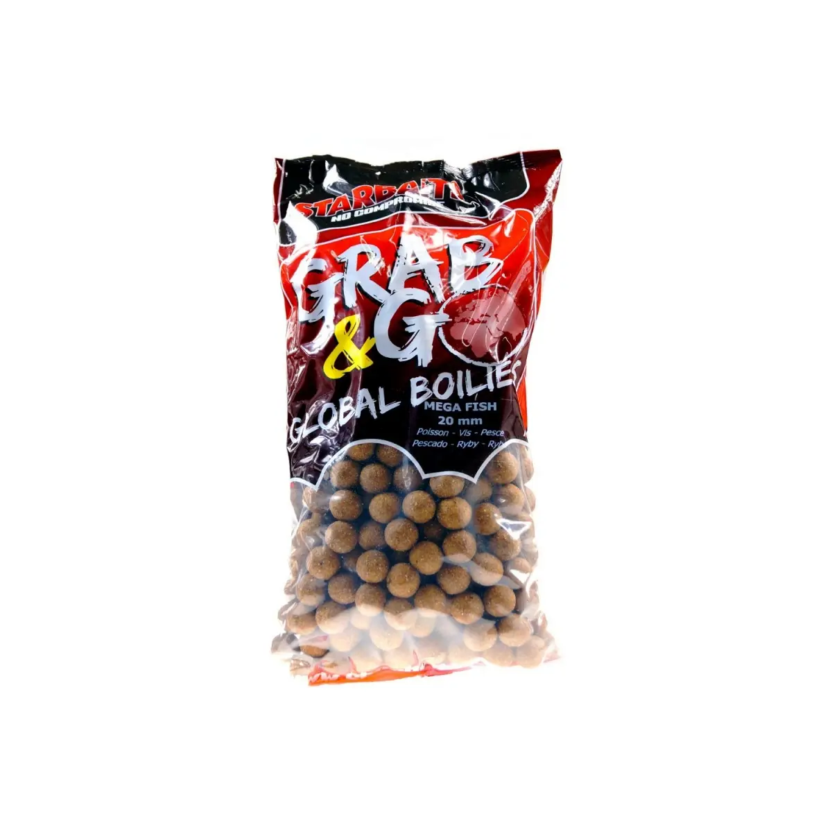 Starbaits Grab&Go Global Boilies - Mega Fishmărimea 20mm / 2,5kg - MPN: 78685 - EAN: 3297830786854