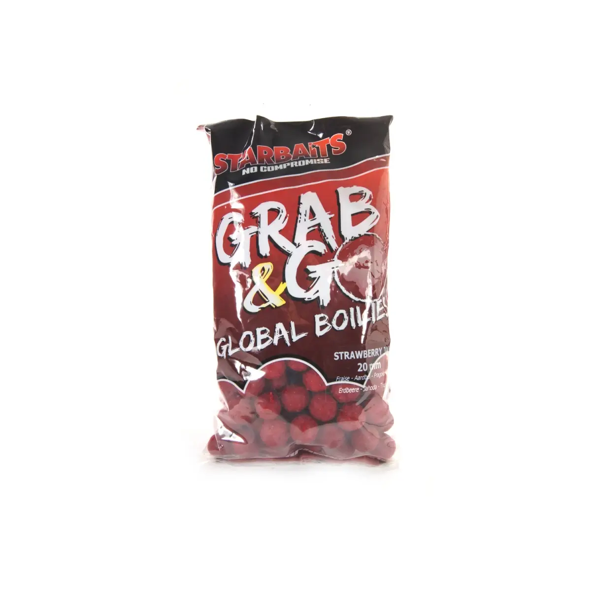 Starbaits Grab&Go Global Boilies - Strawberry Jammărimea 20 mm /1kg - MPN: 43056 - EAN: 3297830430566