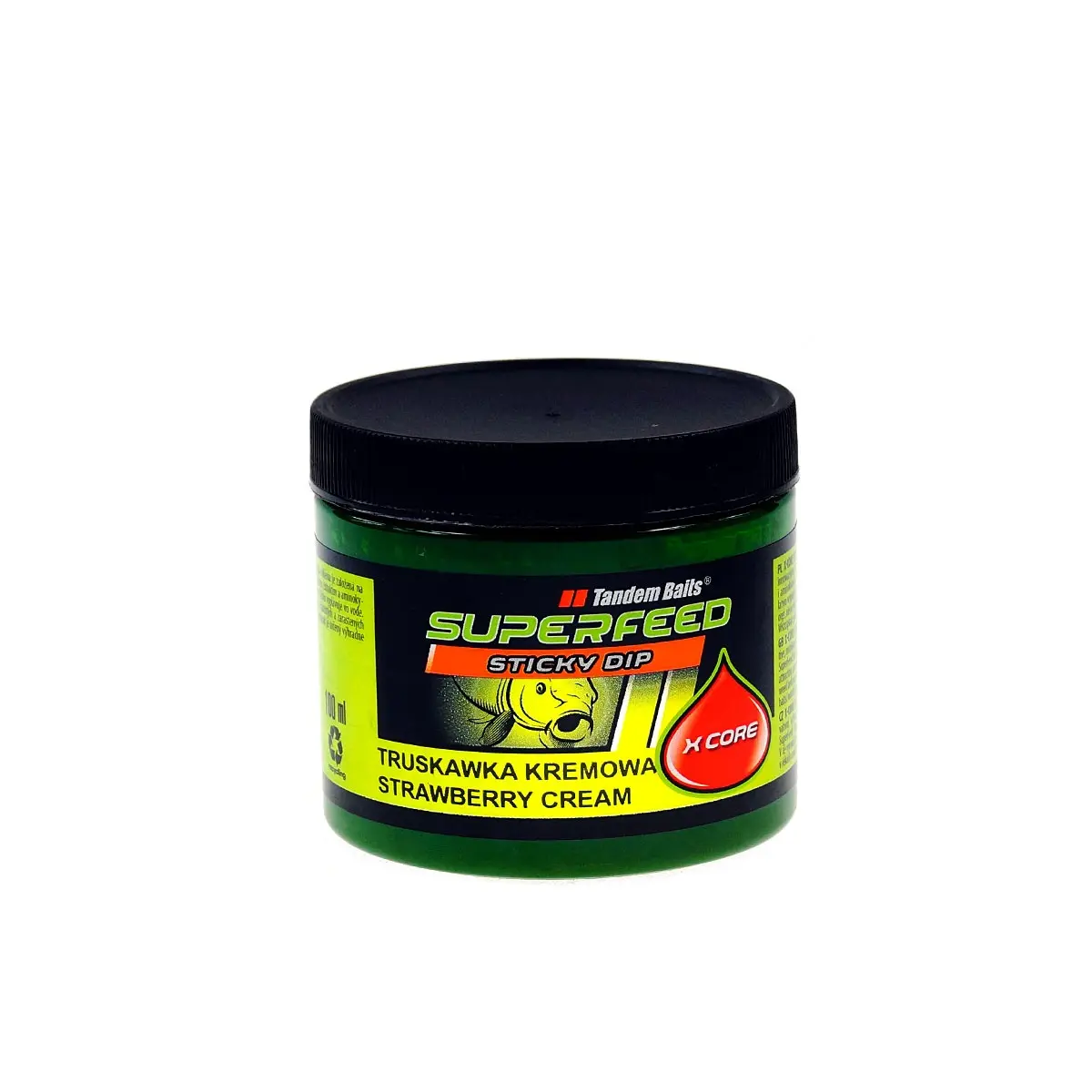 TandemBaits SuperFeed X Core Sticky Dip Truskawka Kremowaambalaj 100ml - MPN: 24687 - EAN: 5907666668566