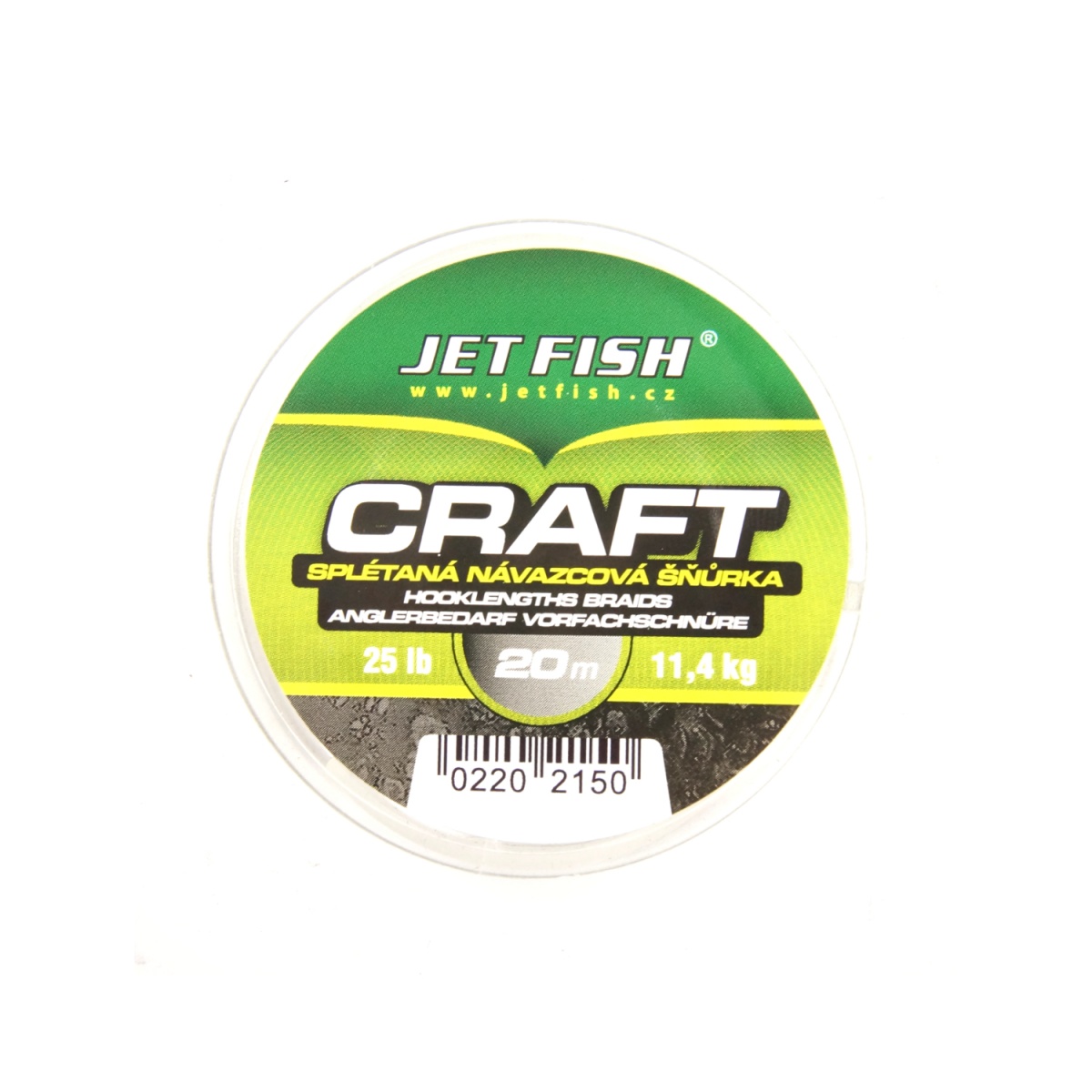 Jetfish CRAFT Hooklengths Braidmodèle 25 lb (livres) - MPN: 220215 - EAN: 02202150