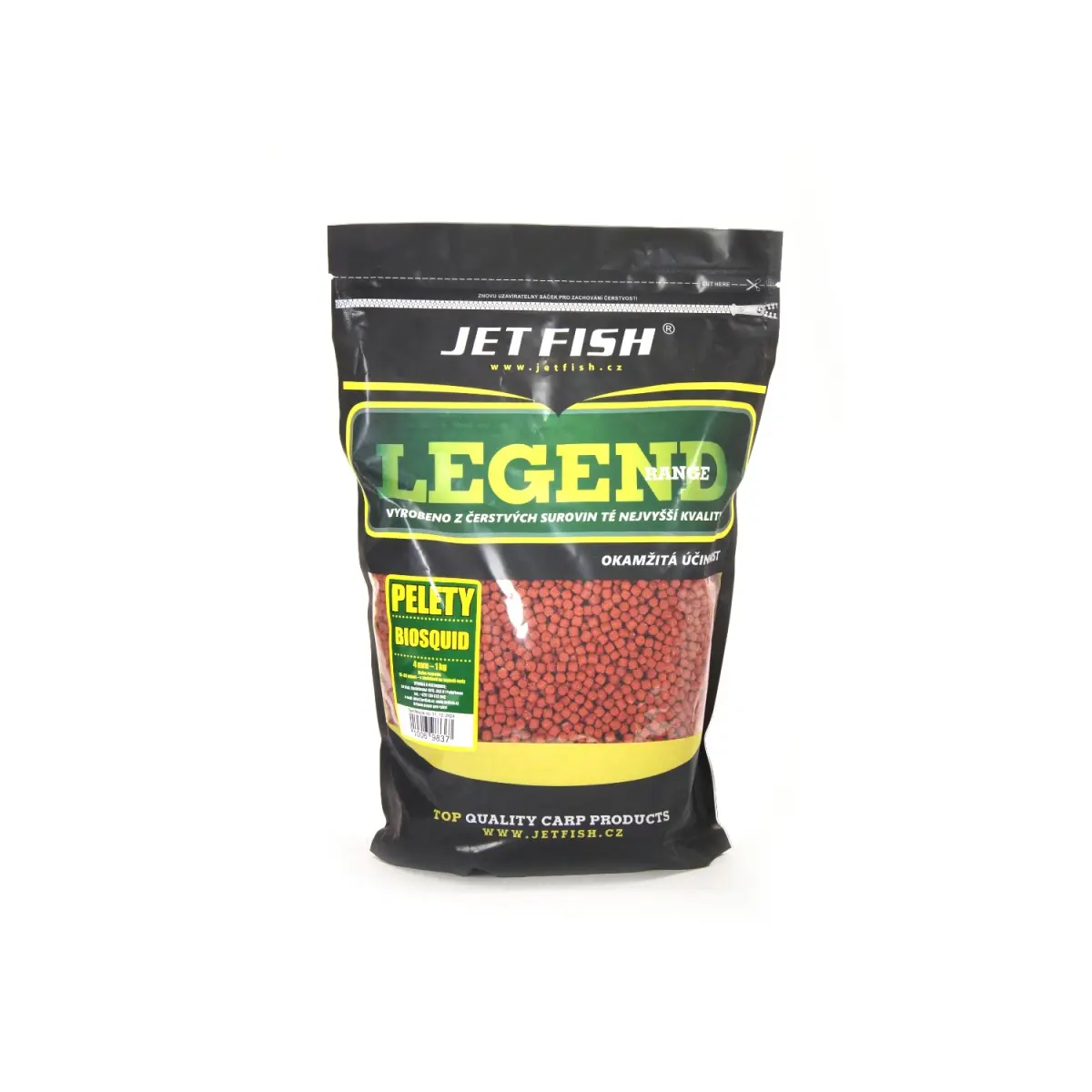Jetfish Legend Range Pellet - Biosquidprůměr 4mm - MPN: 1006983 - EAN: 10069837