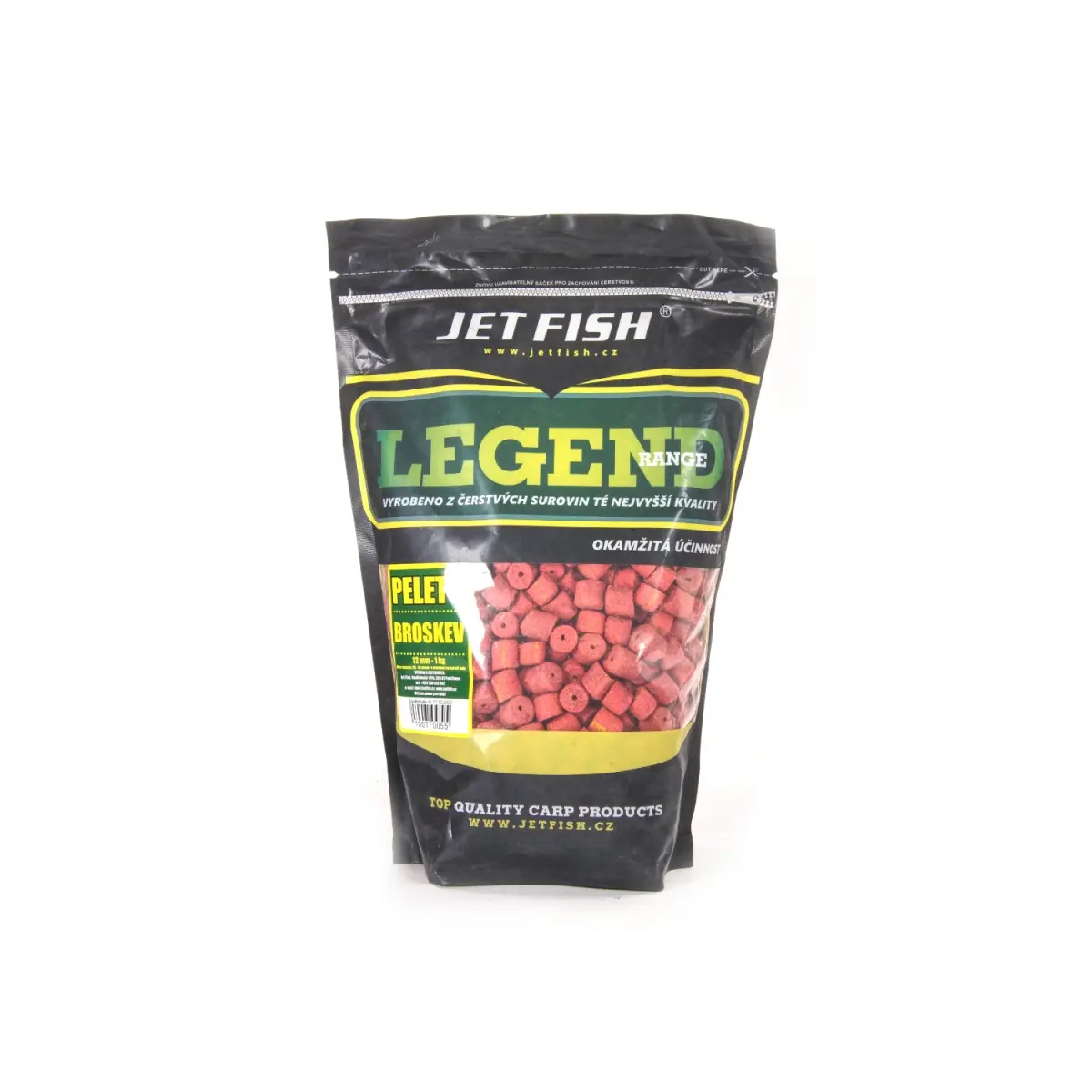 Jetfish Legend Range Pellet - Peachskersmuo 12mm - MPN: 1007005 - EAN: 10070055
