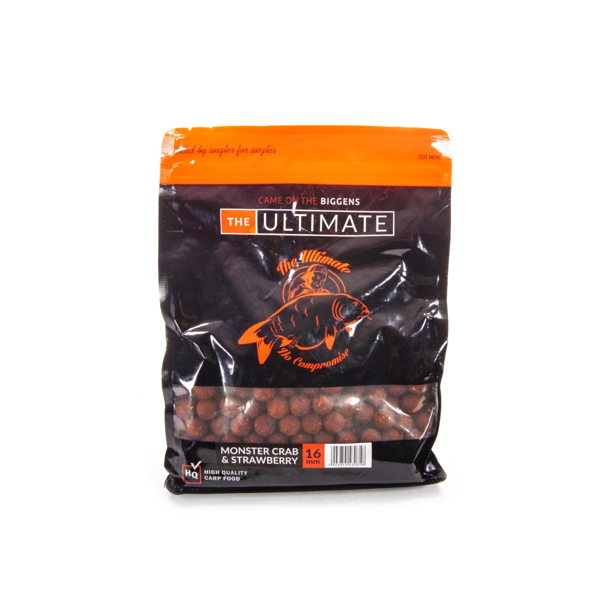 UltimateProducts Top Range Boilies - Monster Crab & Strawberryrozmiar 16 mm / 1 kg - EAN: 5903855430358