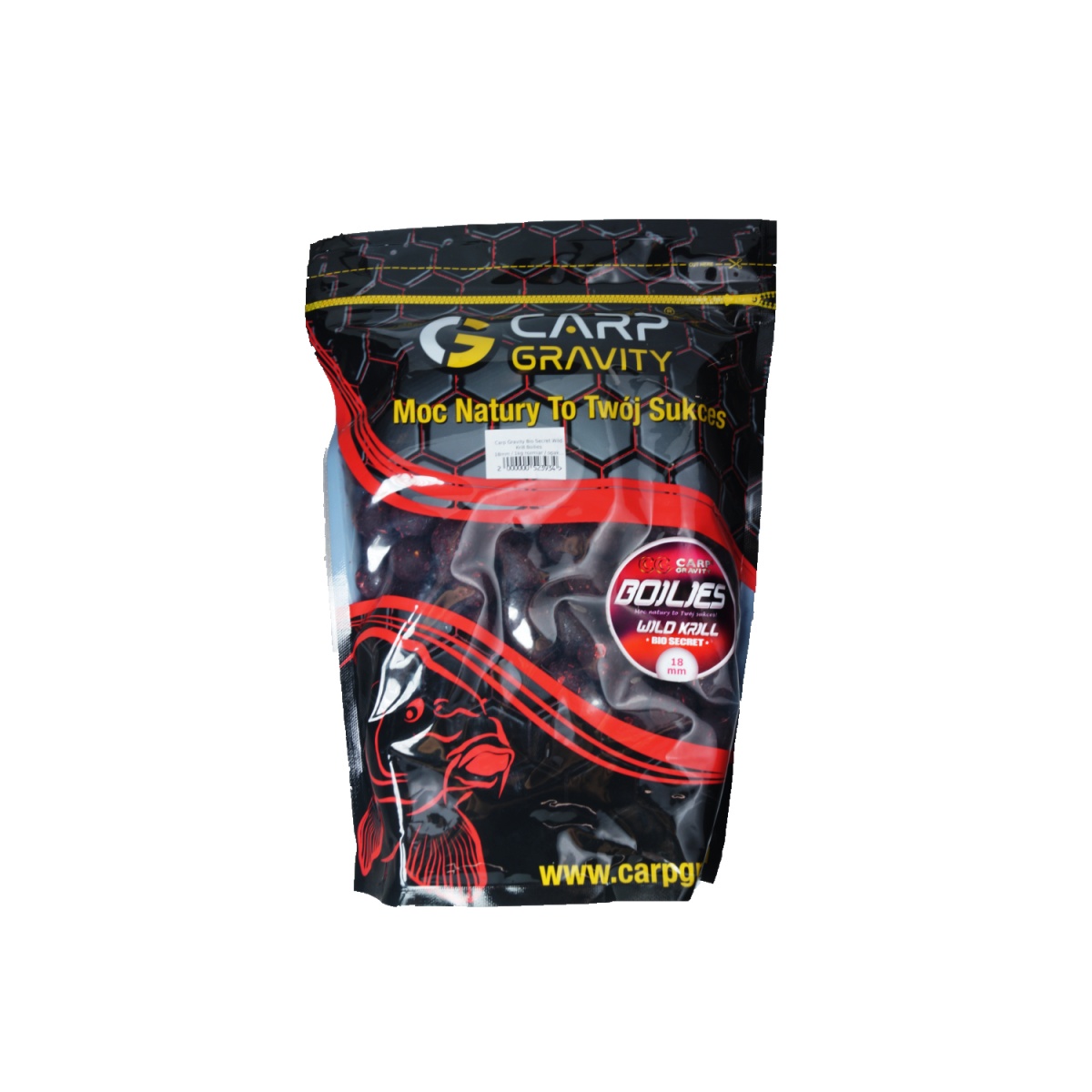 Carp Gravity Bio Secret Boilies - Wild Krillrozmiar 18mm / 1kg - MPN: BIK001 - EAN: 200000052393