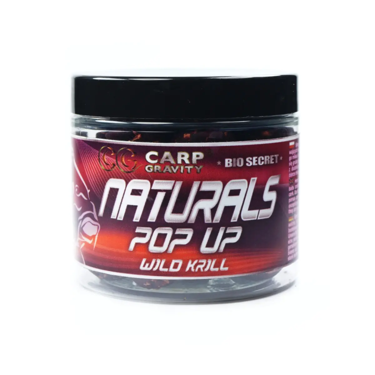 Carp Gravity Naturals Pop Up - Wild Krillmărimea 18mm / 200ml - MPN: PNA001 - EAN: 200000052379