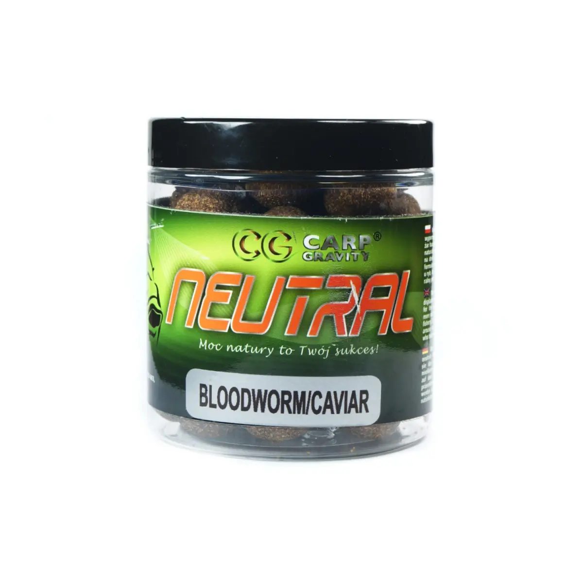 Carp Gravity Wafters Neutral Boilies - Bloodworm Caviarambalaj 18mm / 200ml - MPN: WAF003 - EAN: 200000051266