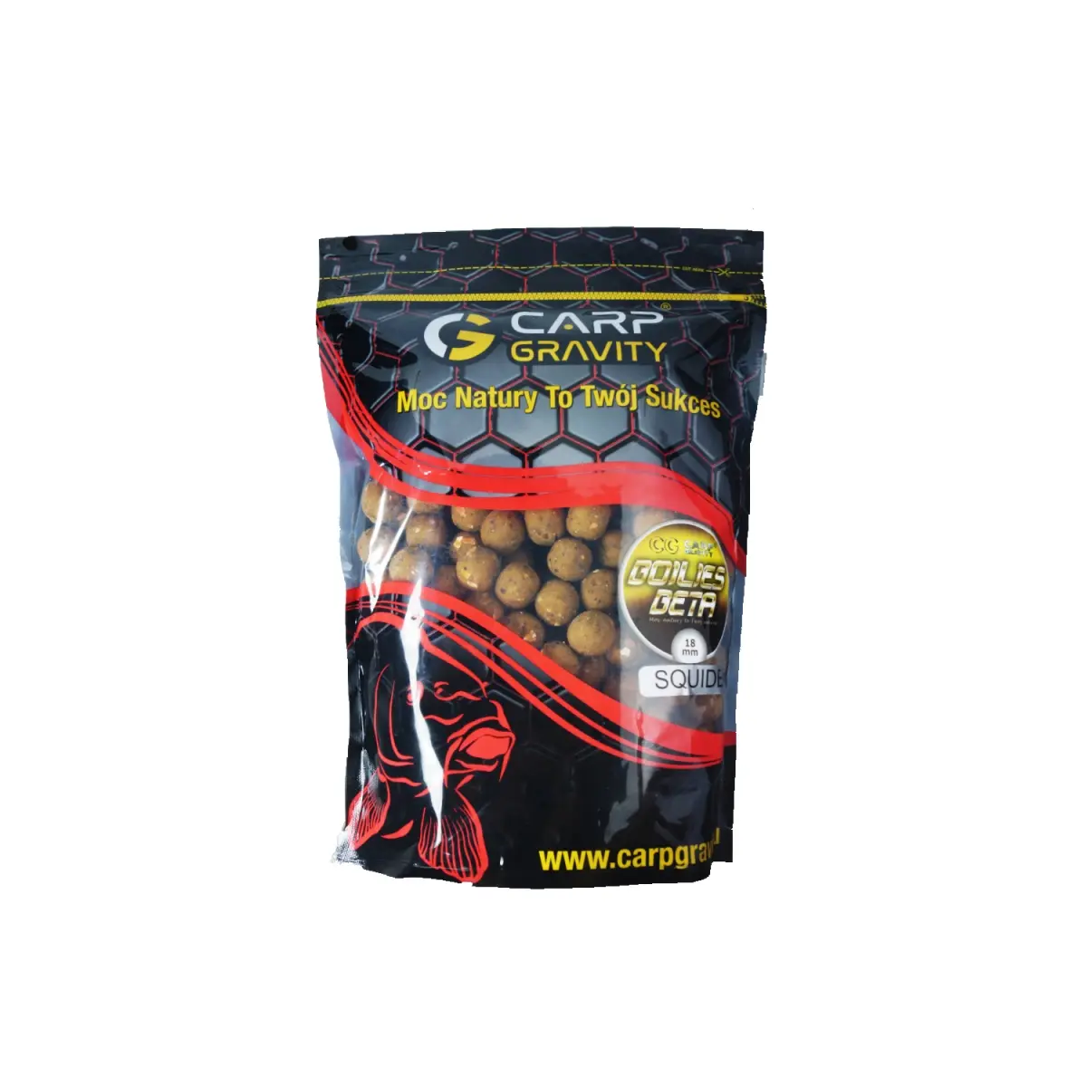 Carp Gravity Beta Natural Boilies - Squidmărimea 18mm / 1kg - MPN: KZB003 - EAN: 200000050856