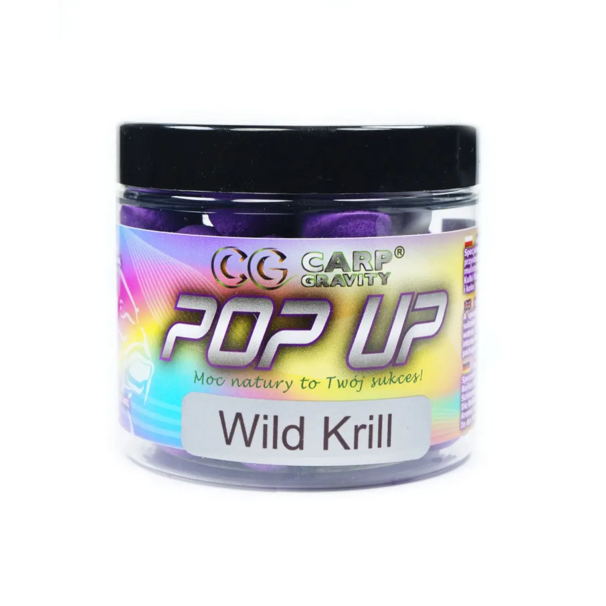 Carp Gravity Fluo Pop Up - Wild Krillmărimea 15mm / 200ml - MPN: PUF010 - EAN: 200000050641