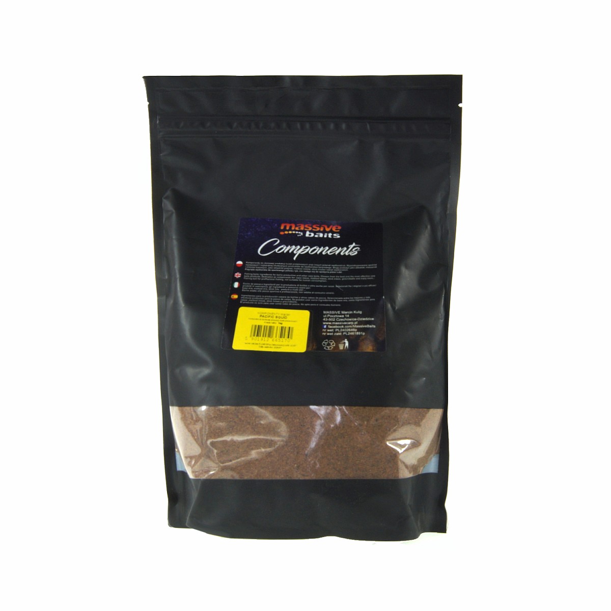 MassiveBaits Components Pacific Squid Mealopakowanie 1 kg - MPN: KP001 - EAN: 5901912665170