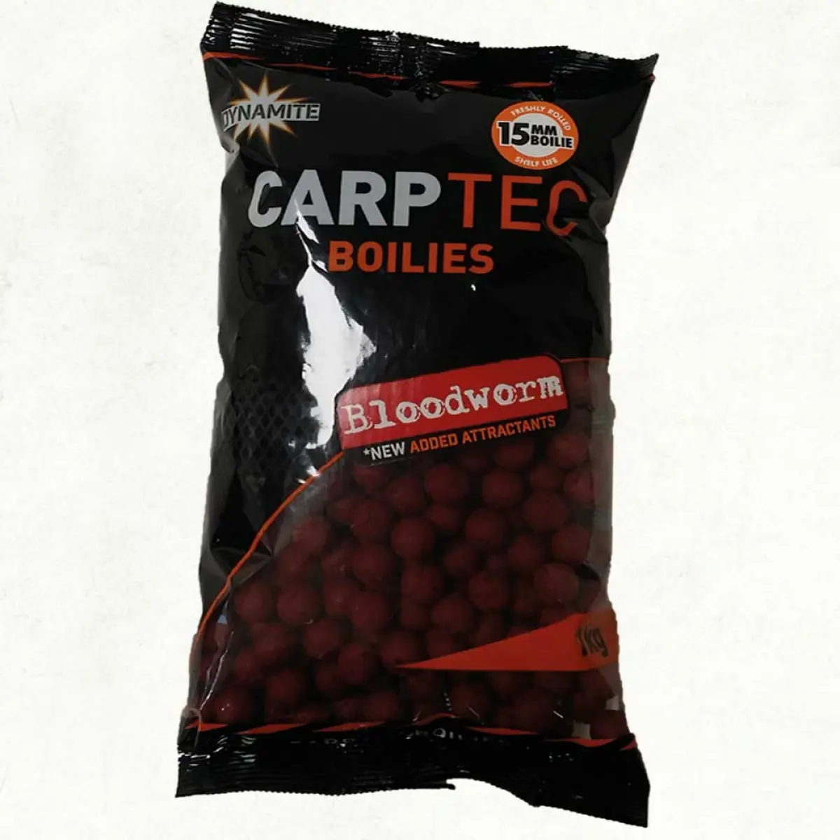DynamiteBaits Carp Tec Bloodworm Boiliesmărimea 15 mm / 1kg - MPN: ADY041172 - EAN: 5031745216703