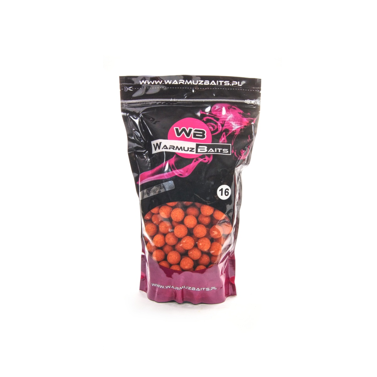 WarmuzBaits - Kulki zanętowe Brzoskwiniarozmiar 16 mm / 900g - MPN: 66912 - EAN: 5902537372436