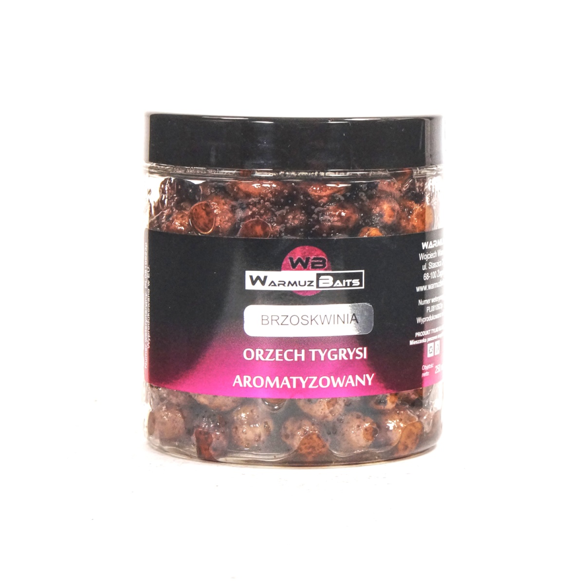 WarmuzBaits  - Nucă Tigru Aromatizată Piersicăambalaj 250ml - MPN: 66962 - EAN: 5902537372863
