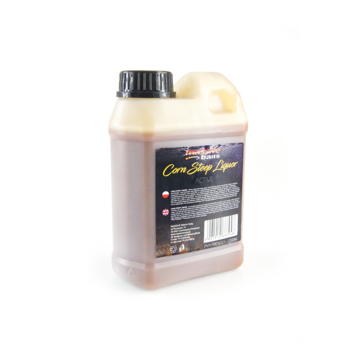 MassiveBaits Liquid - Corn Steep Liquorambalaj 1000 ml - MPN: LQ023 - EAN: 5901912666948