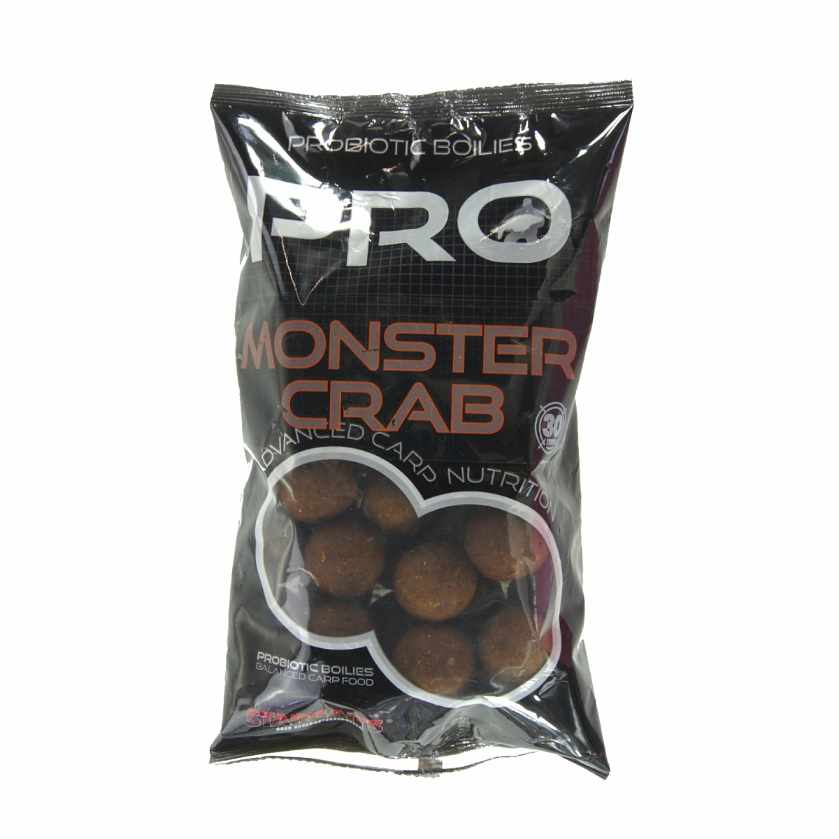 NEW Starbaits Probiotic Boilies - Monster Crab 30mm / 0,8kg - MPN: 49199 - EAN: 3297830491994