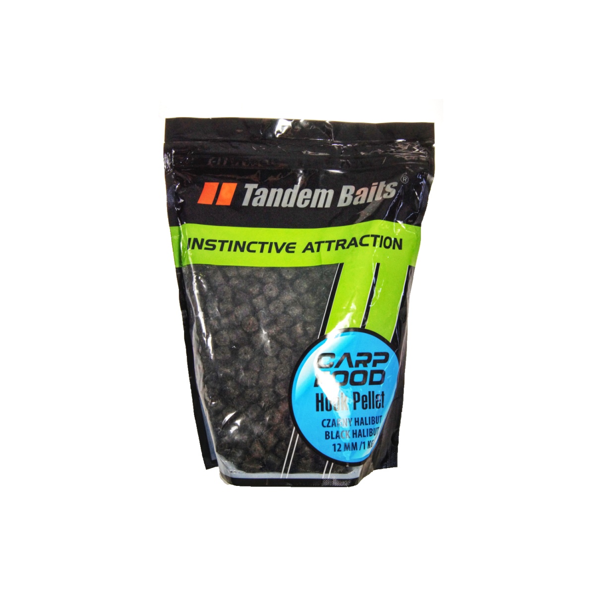 TandemBaits Carp Food Hook Pellet - Czarny Halibutrozmiar 12mm /1kg - MPN: 16004 - EAN: 5907666634684