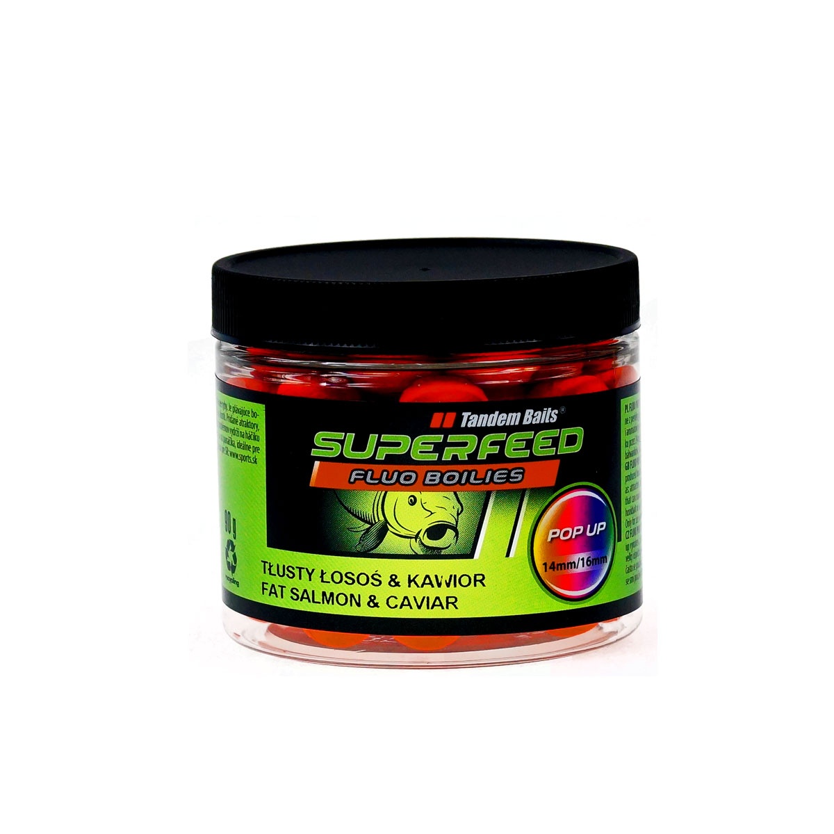 Tandem Baits Winner Method Feeder Fluo Pop-Up Micro Chunks Pour Carpes Pêche Ail Doux 20g