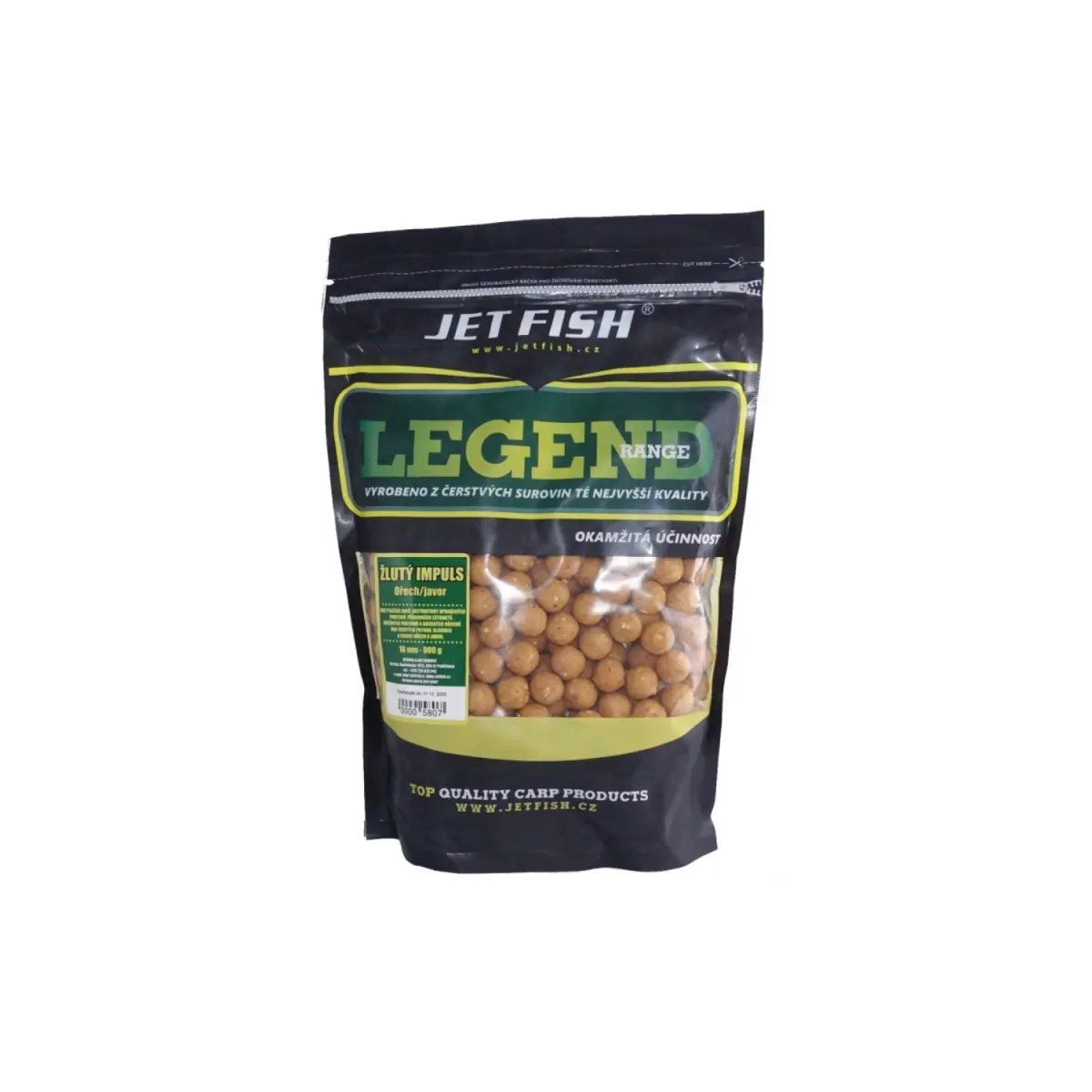 Jetfish Legend Boilie - Yellow Impuls + A.C. Mapple Walnutmărimea 24mm / 1kg - MPN: 000560 - EAN: 00005609