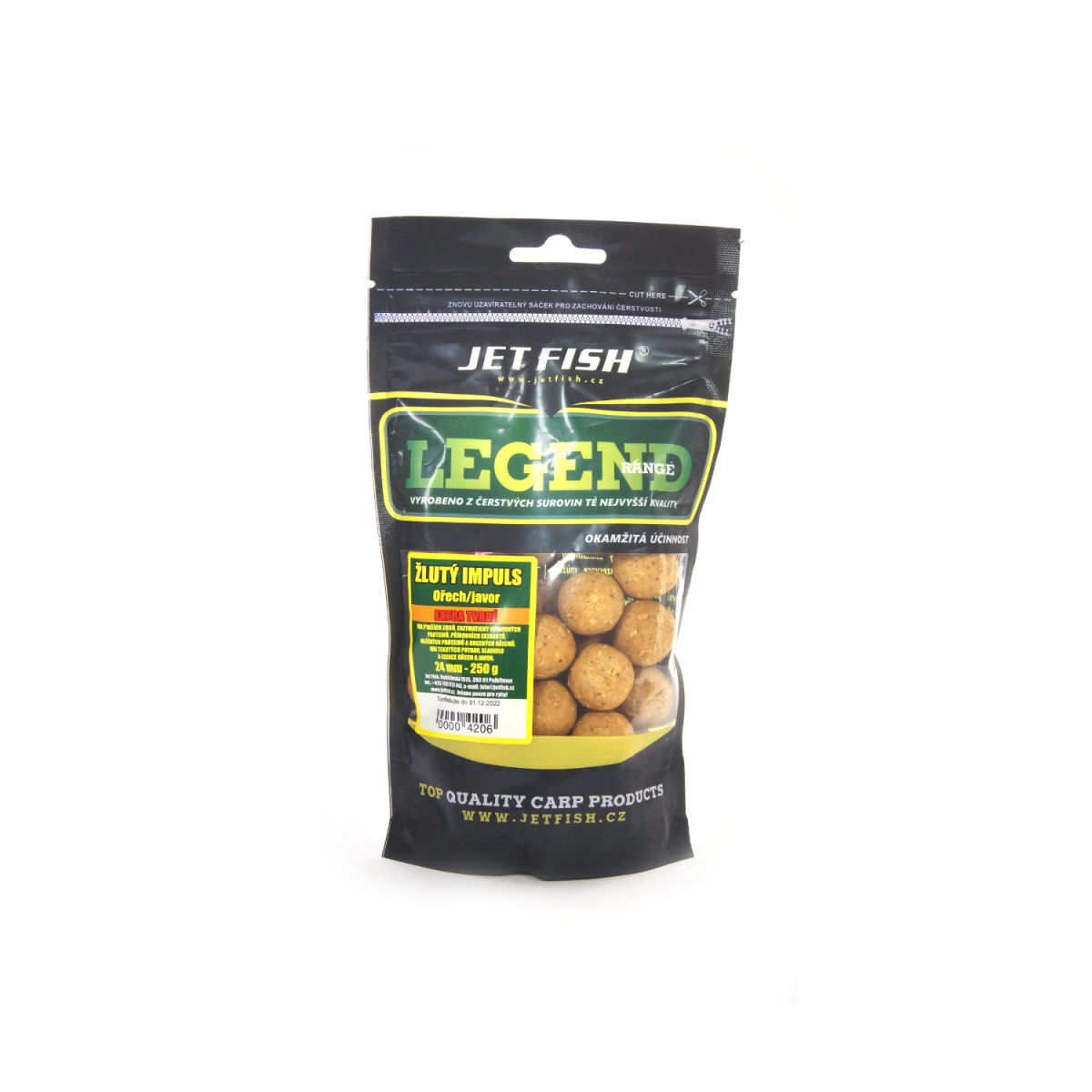 Jetfish Legend Boilies Mapple Walnut - Extra Twarderozmiar 24mm - MPN: 000420 - EAN: 00004206