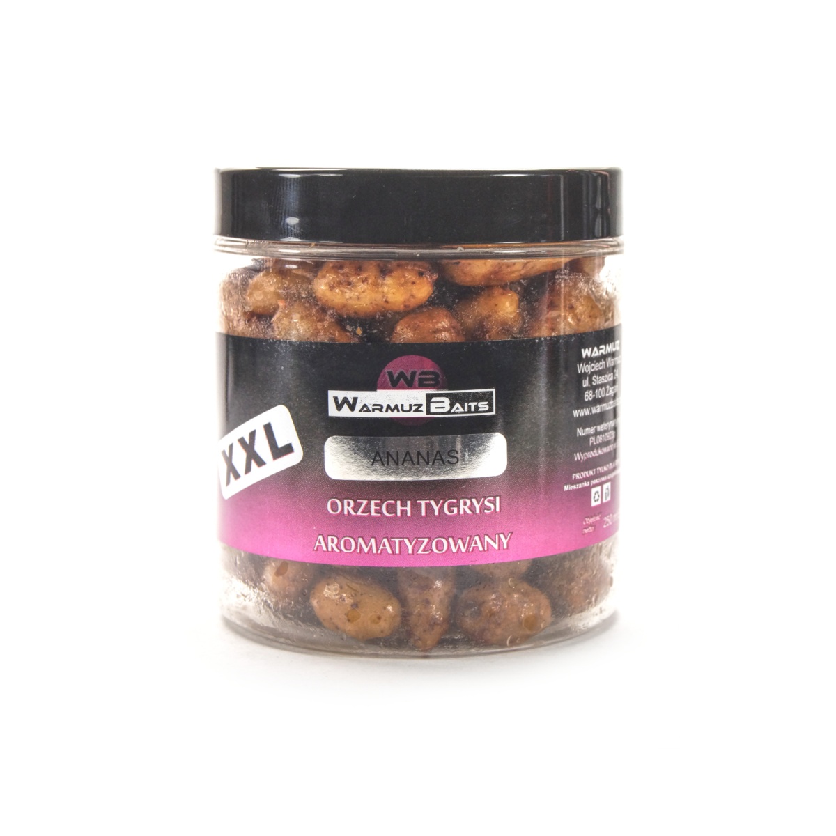 WarmuzBaits - Orzech Tygrysi XXL Aromatyzowany Ananasopakowanie 250ml - MPN: 66974 - EAN: 5902537372894