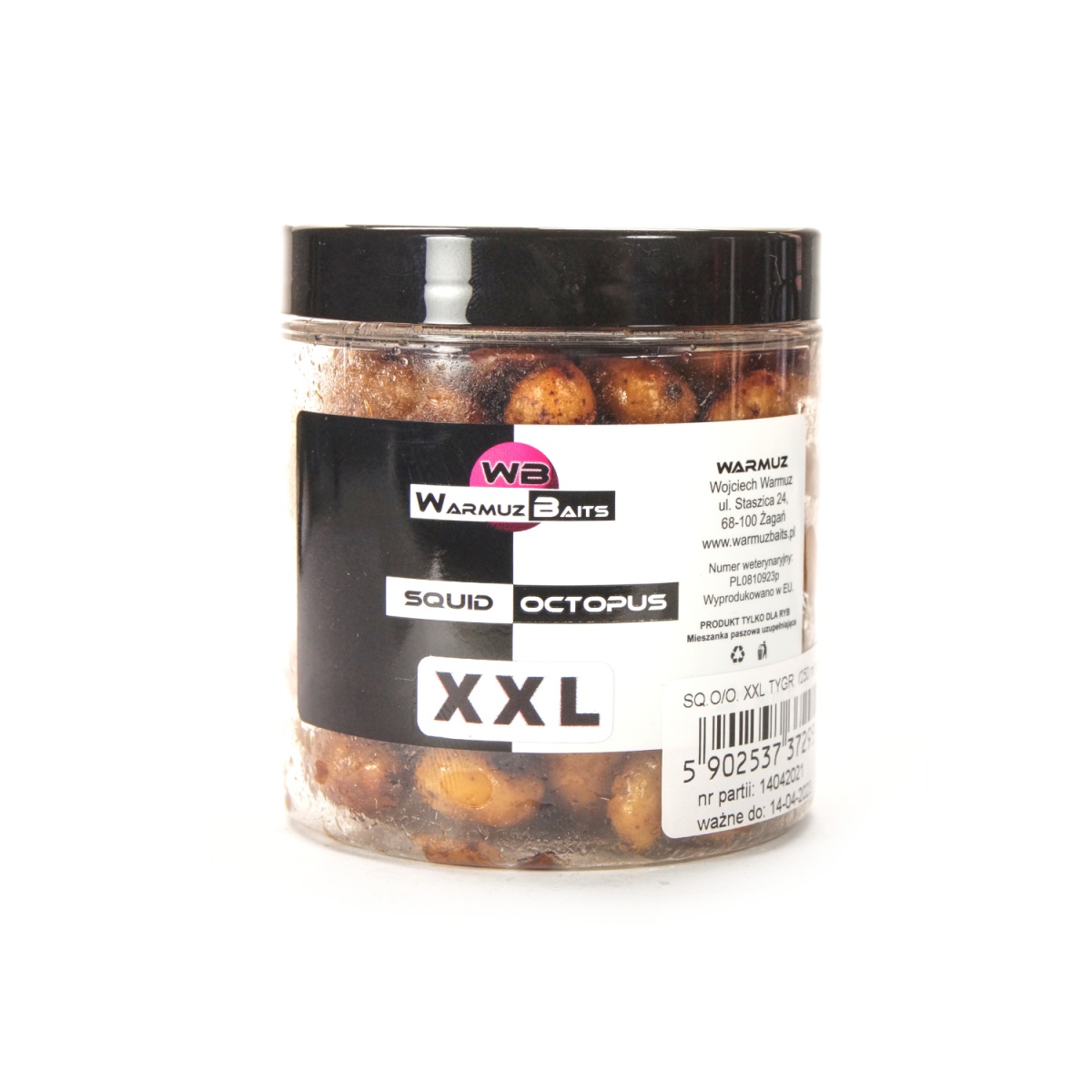 WarmuzBaits - Orzech Tygrysi XXL Aromatyzowany Squid Octopusopakowanie 250ml - MPN: 66976 - EAN: 5902537372955