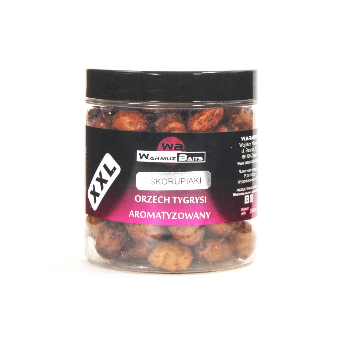 WarmuzBaits - Orzech Tygrysi XXL Aromatyzowany Skorupiakiopakowanie 250ml - MPN: 66978 - EAN: 5902537372948