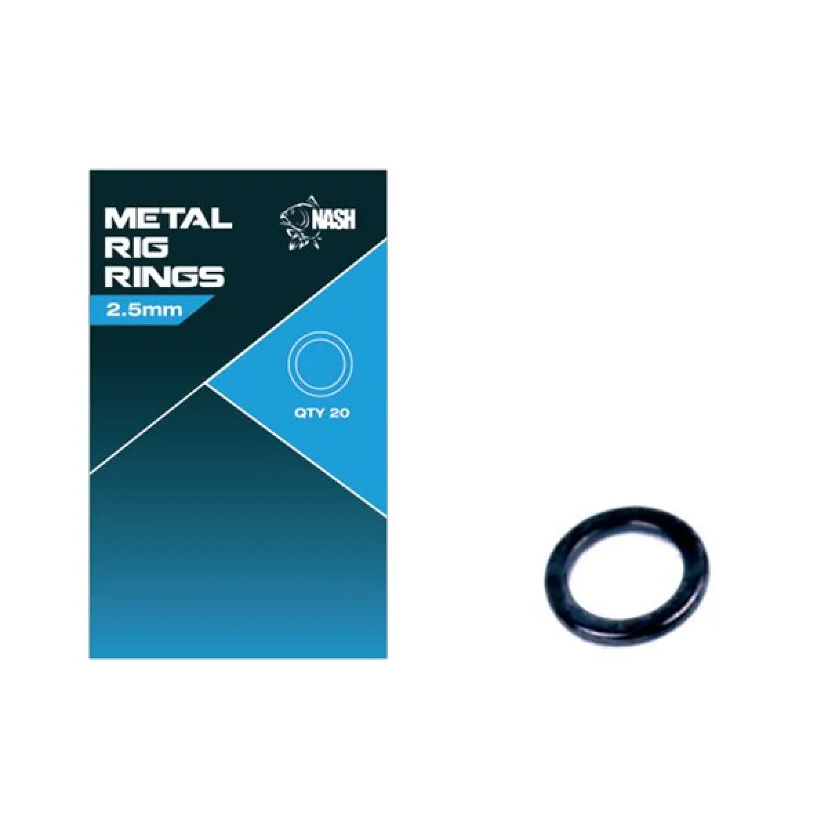 Nash Metal Rig Rings  2.5 mmmisurare 2.5 mm - MPN: T8329 - EAN: 5055108983293