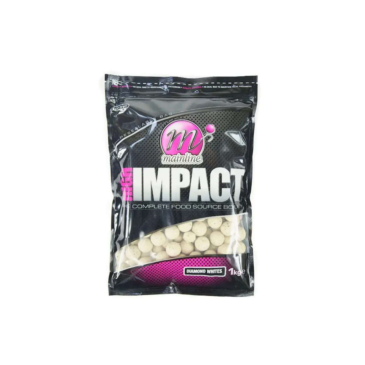Mainline High Impact Boilies - Diamond Whitesmărimea 15 mm - 1kg - MPN: M23061 - EAN: 5060509810161