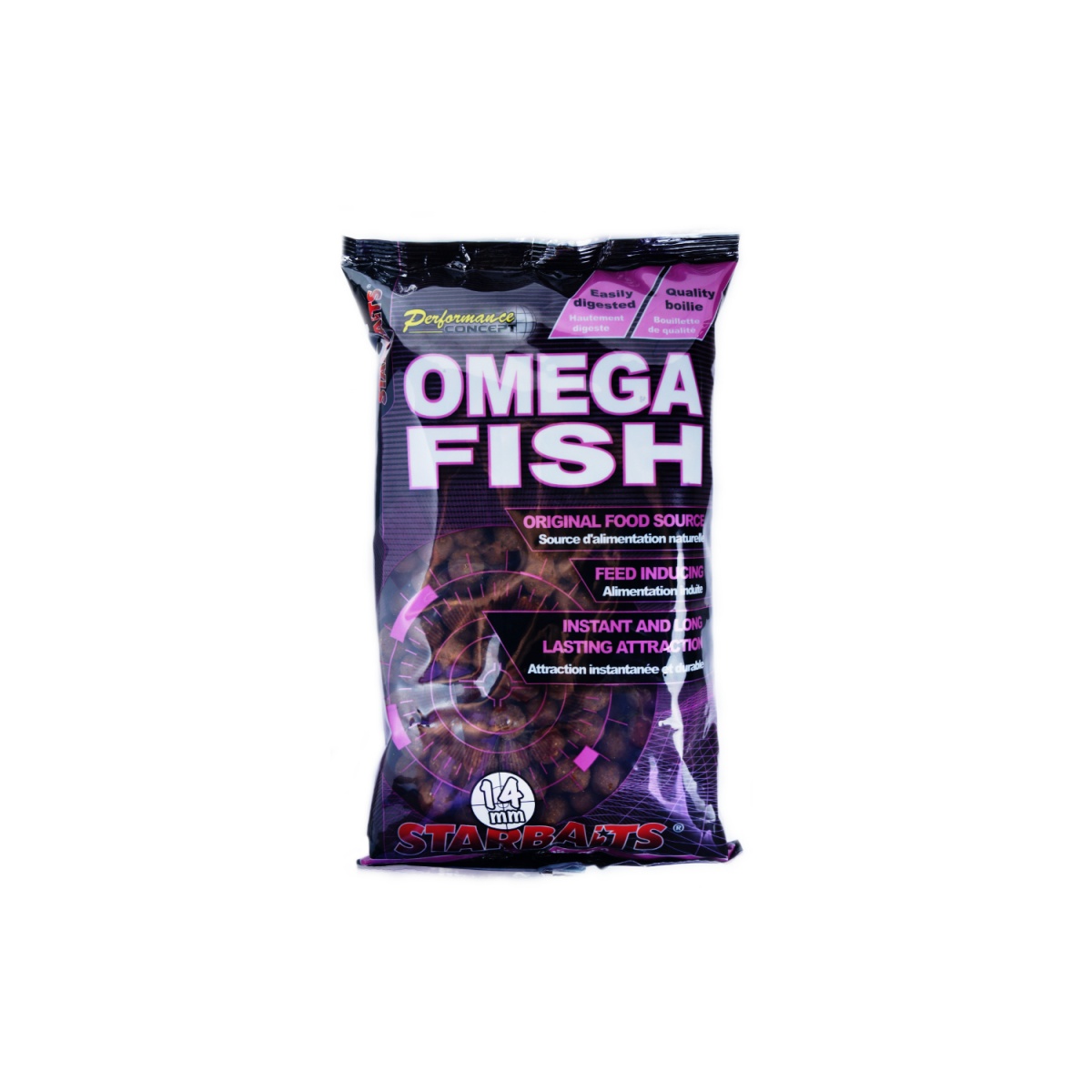 Starbaits Performance Boilies - Omega Fishrozmiar 14 mm / 1kg - MPN: 69815 - EAN: 3297830698157