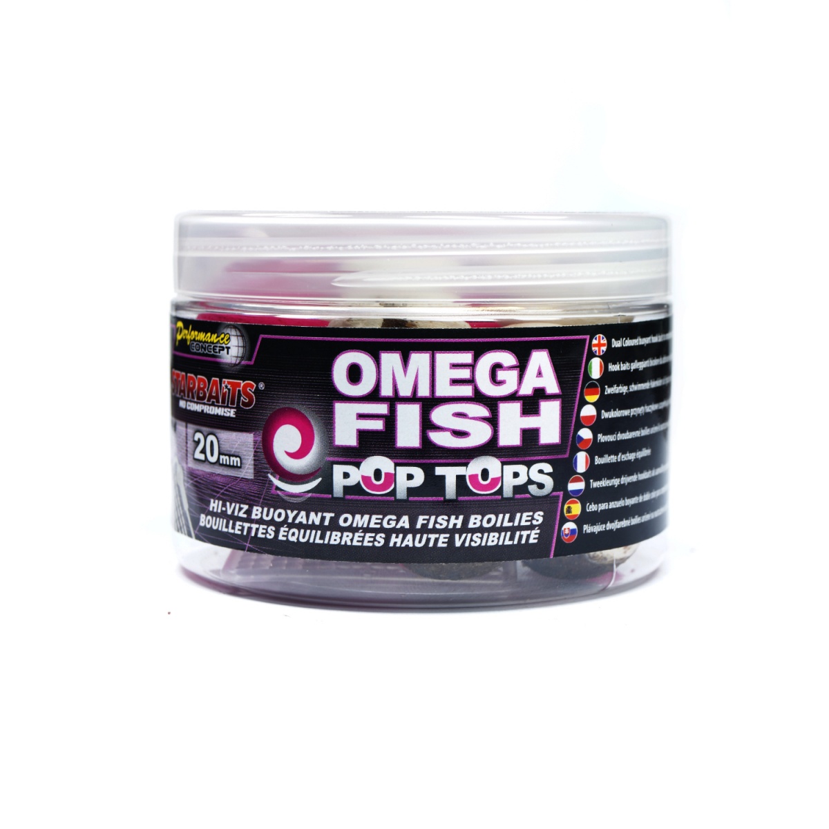 Starbaits Performance Pop Tops - Omega Fishрозмір 20 mm - MPN: 64292 - EAN: 3297830642921