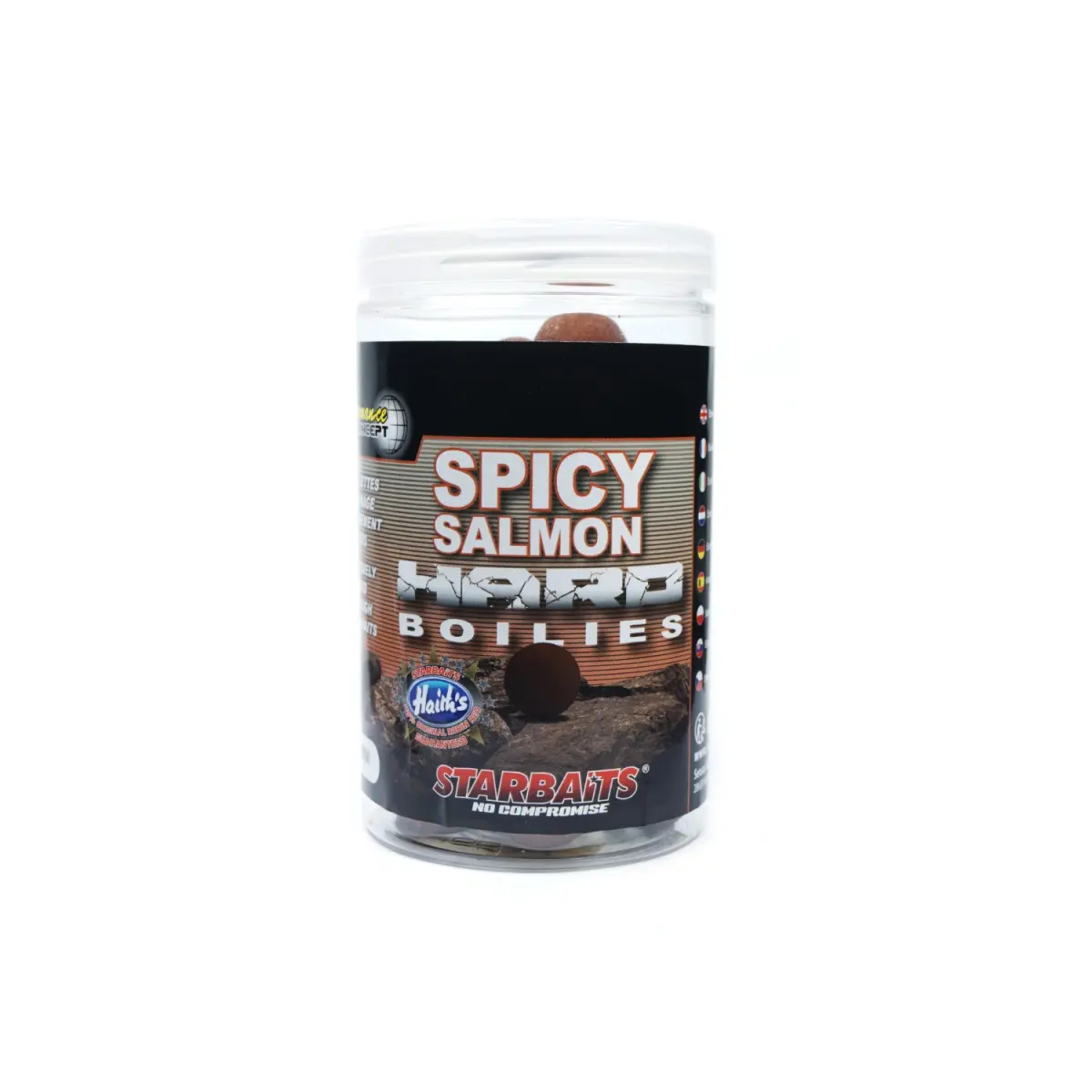 Starbaits Performance Hard Boilies - Spicy Salmonрозмір 24мм - MPN: 64043 - EAN: 3297830640439