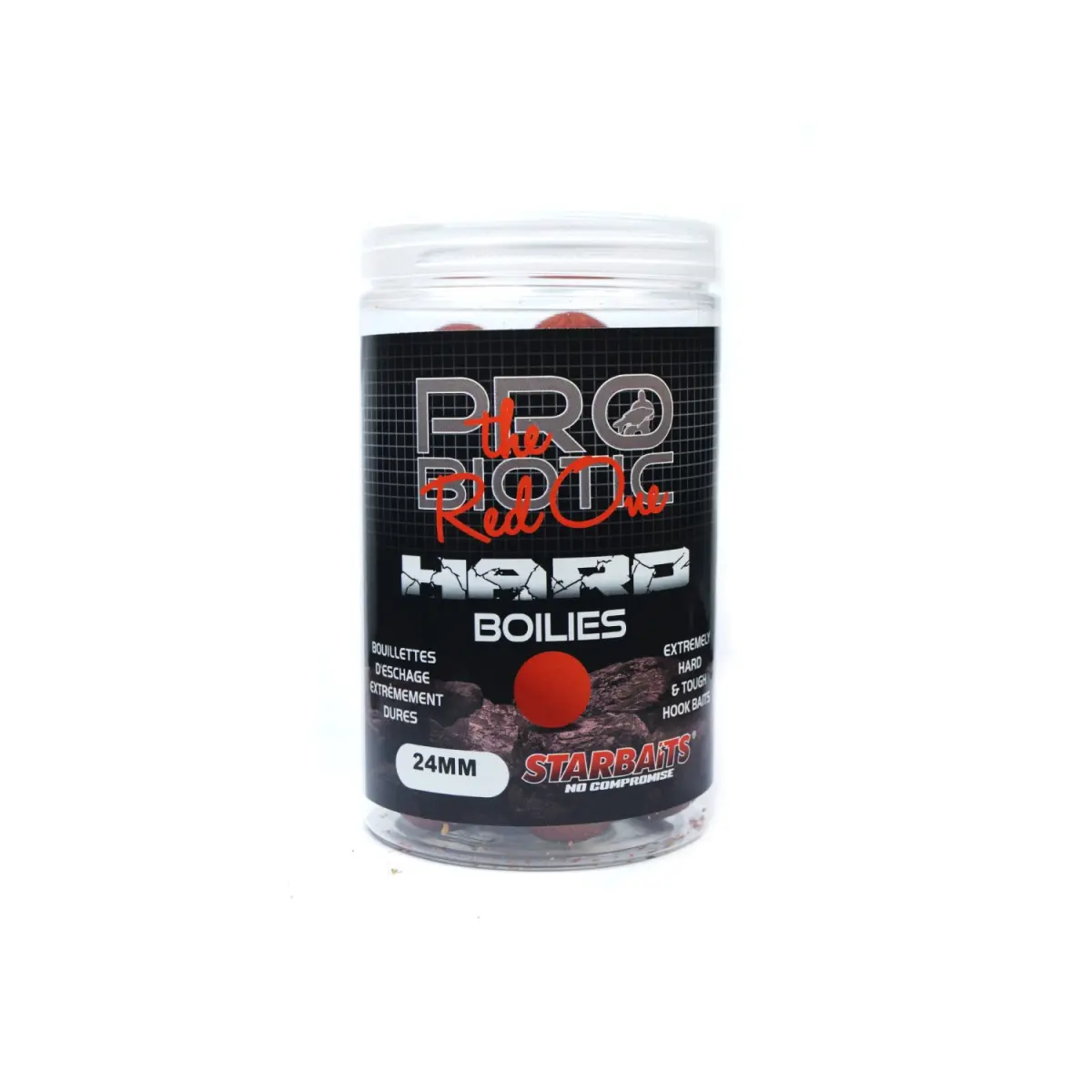 Starbaits Probiotic Hard Boilies - The Red One mărimea 24mm - MPN: 64384 - EAN: 3297830643843