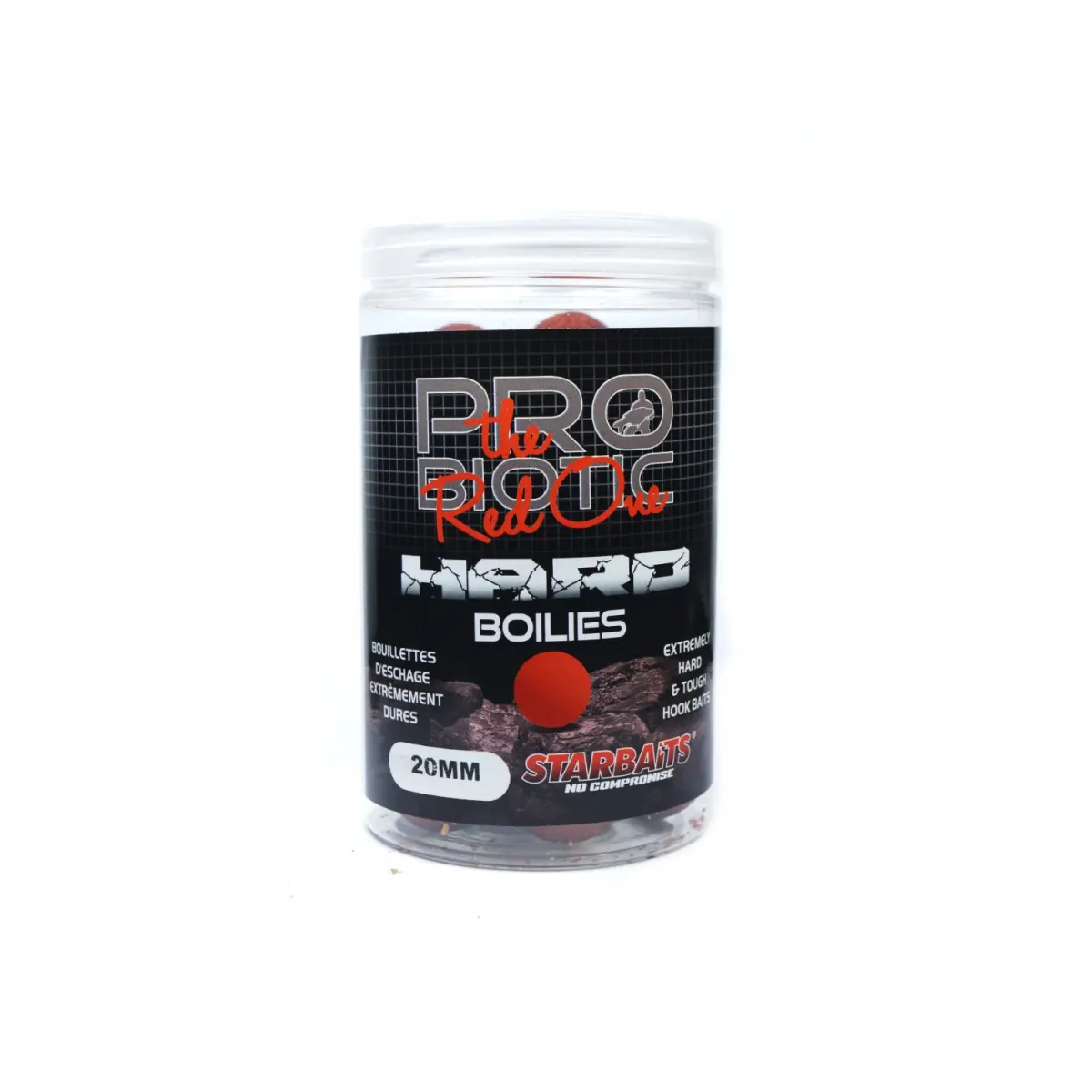 Starbaits Probiotic Hard Boilies - The Red One mărimea 20mm - MPN: 64383 - EAN: 3297830643836