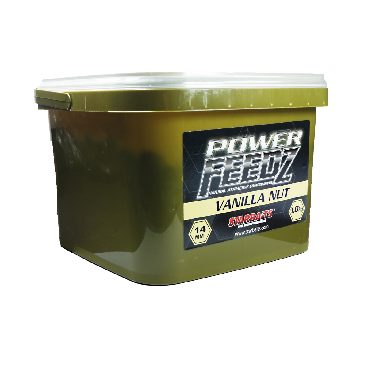 Starbaits Power Feedz Boilies - Vanilla Nut rozmiar 14mm / 1.8kg - MPN: 63881 - EAN: 3297830638818