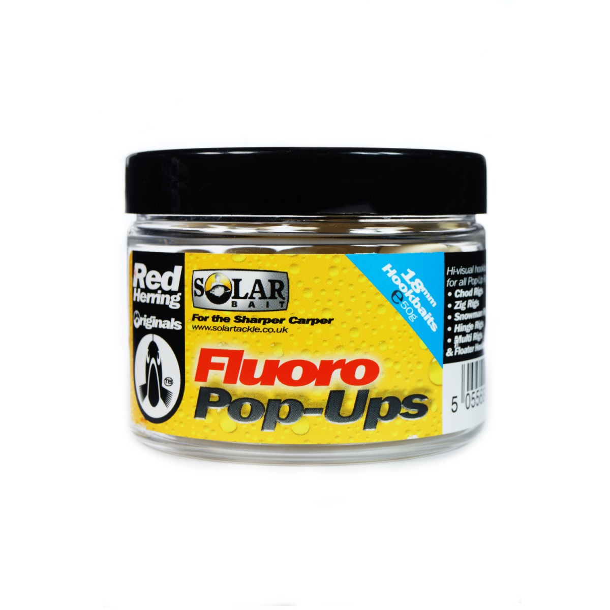 SOLAR Red Herring Fluoro Pop Ups taille 18 mm - MPN: FRPOPL - EAN: 5055681512101
