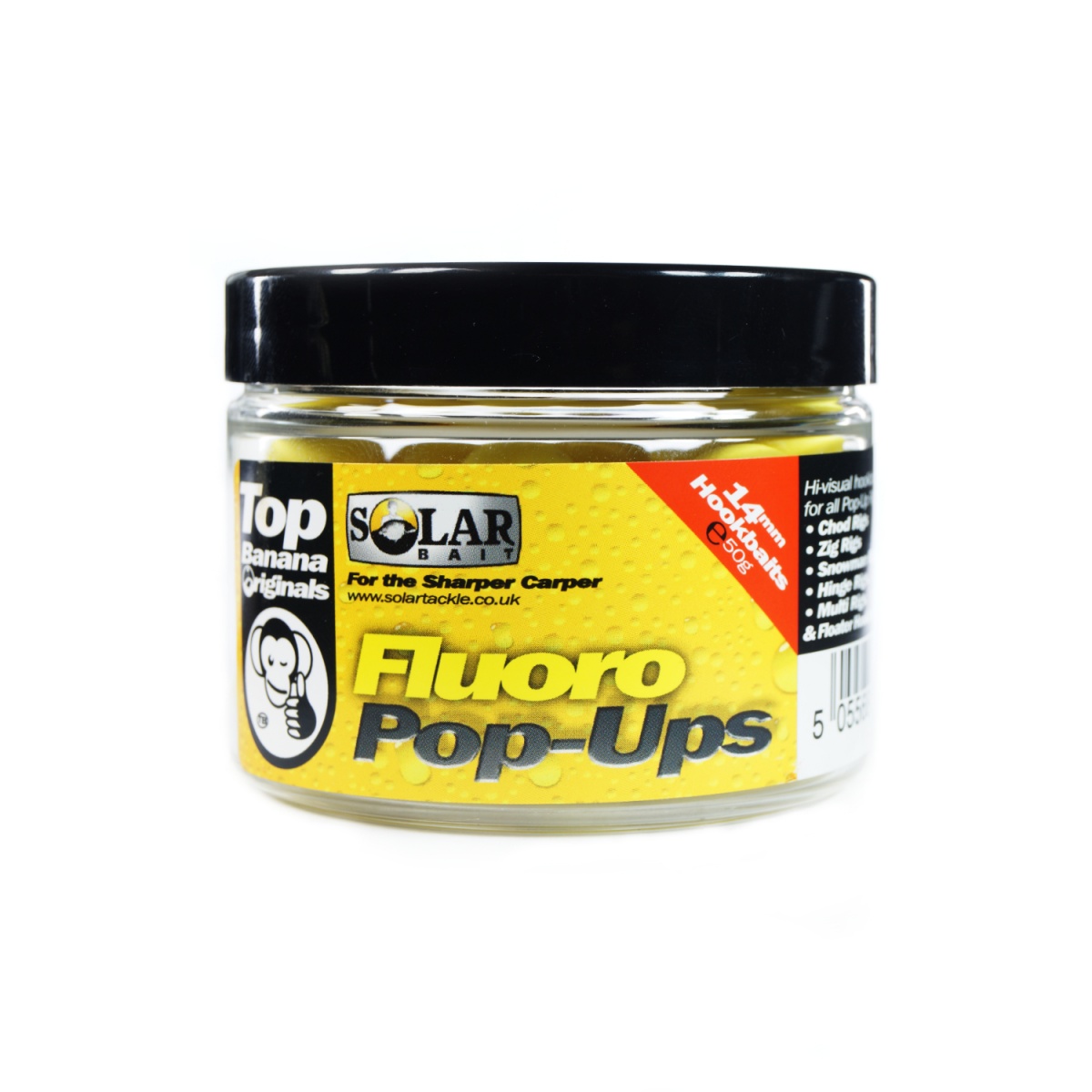 Solar Fluoro Pop Ups - Top Banana size 14 mm - MPN: FTPOPS - EAN: 5055681512125