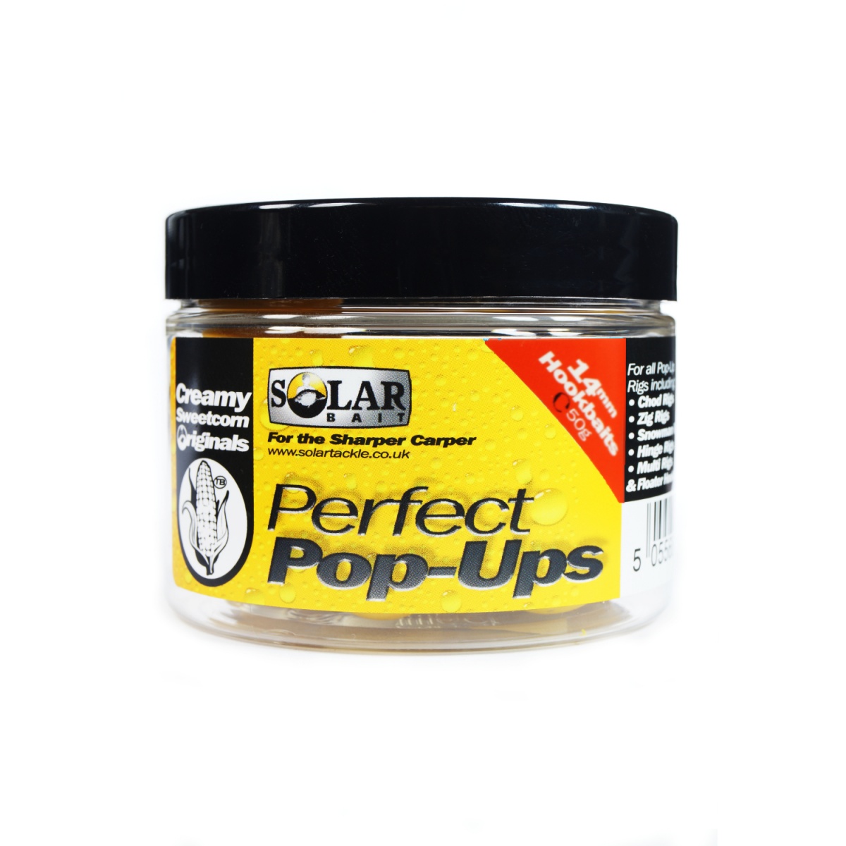 NEW SOLAR Creamy Sweetcorn Pop-UpsGröße 14 mm - MPN: SPOPS - EAN: 5055681511494