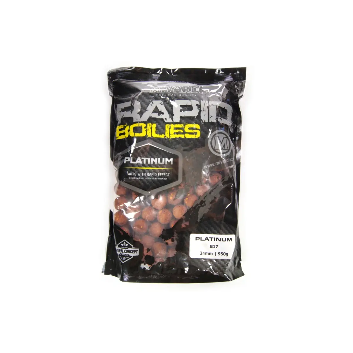 Mivardi Rapid Boilies Champion Platinum - B17mărimea 24mm / 950g - MPN: M-RABOCPB170924 - EAN: 8595712417786