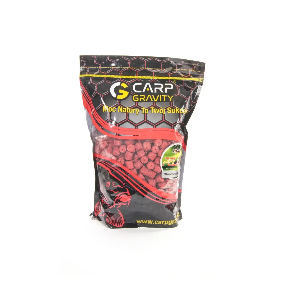 Carp Gravity Pellet Zanętowy - Strawberry SpiritGröße 12mm / 1kg - MPN: P1L002 - EAN: 200000048952