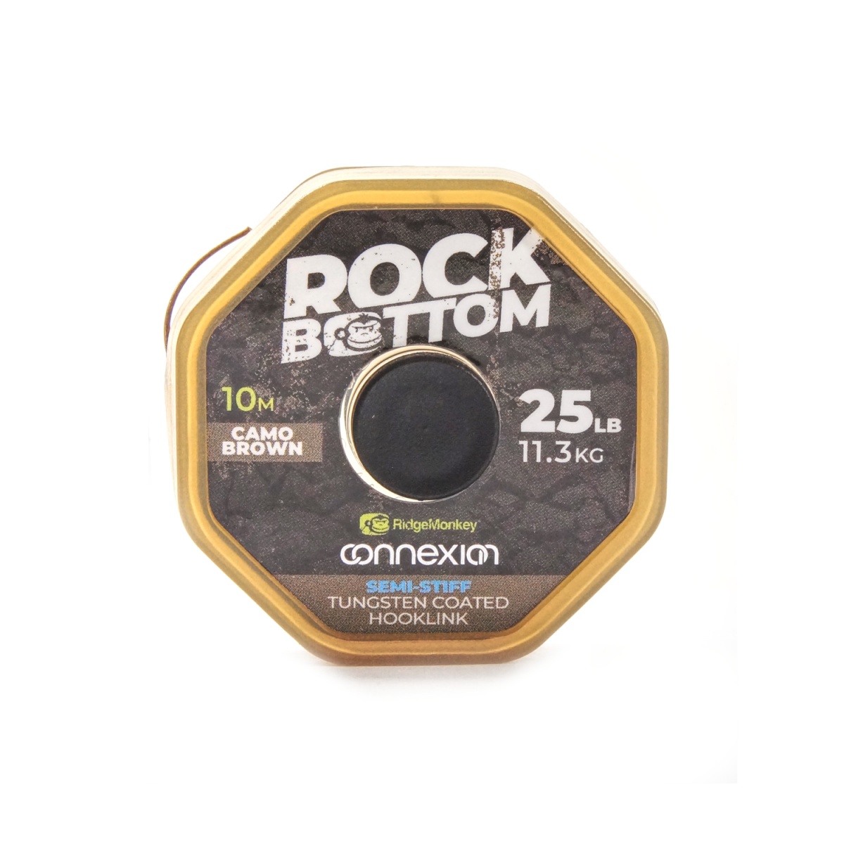 RidgeMonkey Rock Bottom Tungsten Coated Semi Stiffmodel 25lb / Brown - MPN: RMT282 - EAN: 5056210610855