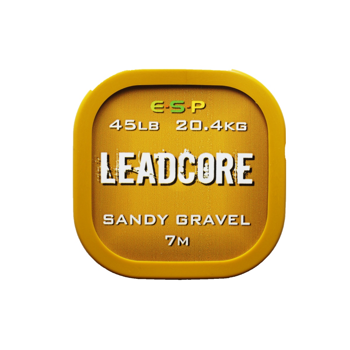 ESP LeadCore 45lb piaskowy / 7m kolor / długość